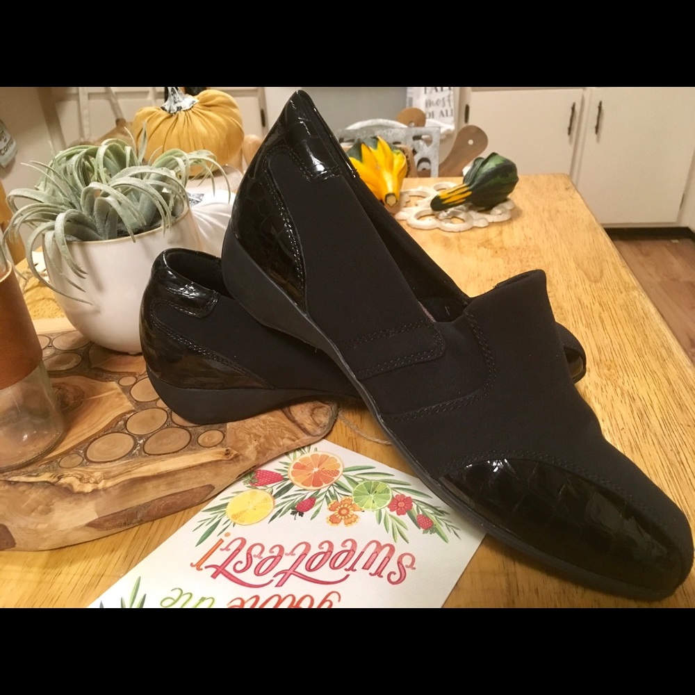 Clark’s artesian Shoes/9M/ black